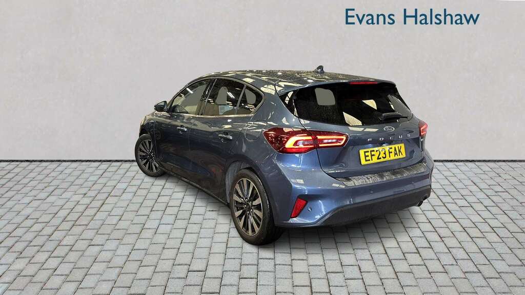 Ford Focus 1.0 Ecoboost Hybrid Mhev Titanium X 2023 EF23FAK Blue #2