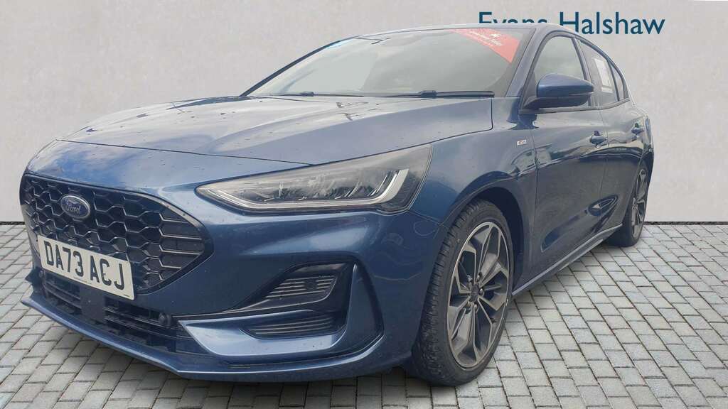 Ford Focus 1.0 Ecoboost Hybrid Mhev St-line X 2023 DA73ACJ Blue #3