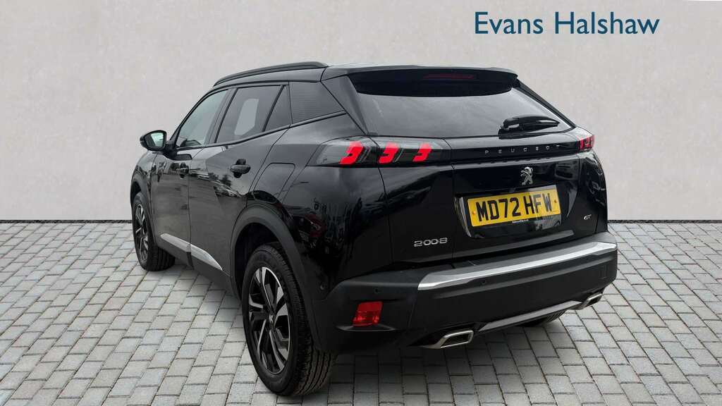 Peugeot 2008 1.2 Puretech 130 Gt Eat8 2023 MD72HFW Black #3