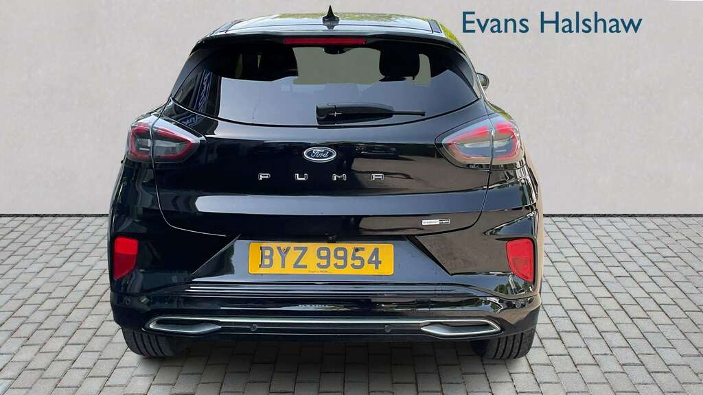 Ford Puma 1.0 Ecoboost Hybrid Mhev 155 St-line Vignale 2 BYZ9954 Black #5
