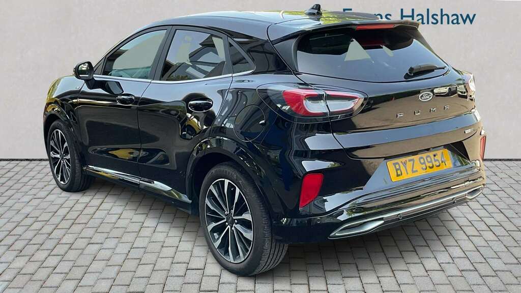 Ford Puma 1.0 Ecoboost Hybrid Mhev 155 St-line Vignale 2 BYZ9954 Black #2