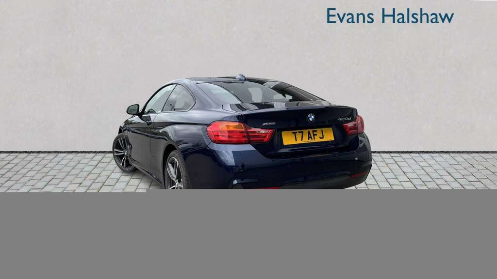 BMW 4 Series 420D 190 Xdrive M Sport Prof Media 20 SD18FYC Blue #2