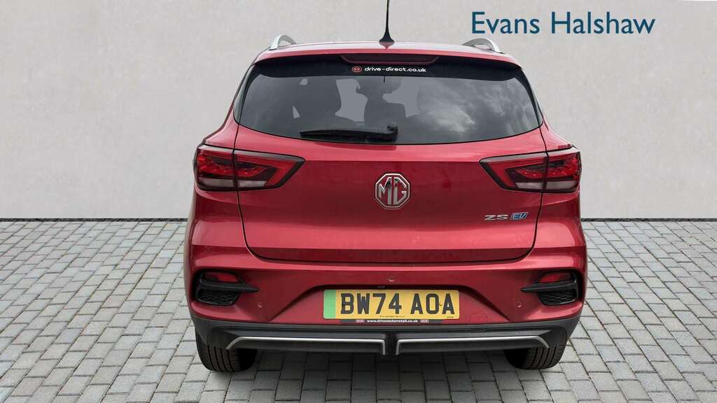 MG ZS 115Kw Trophy Connect Ev Long Range73kwh 2 BW74AOA Red #3