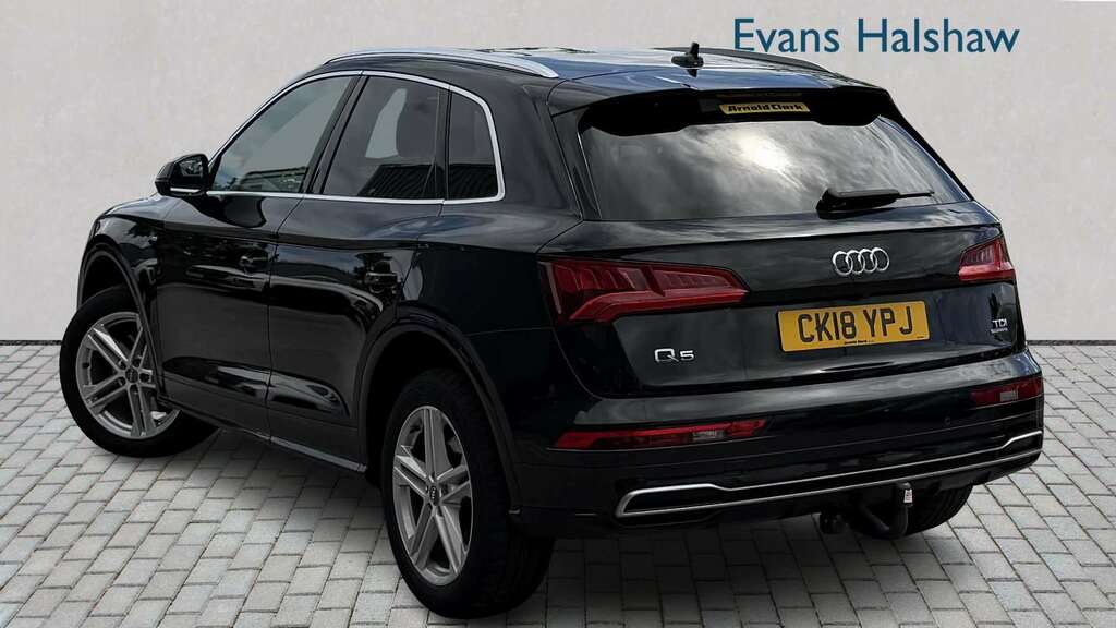 Audi Q5 2.0 Tdi Quattro S Line S Tronic 2018 CK18YPJ Black #2