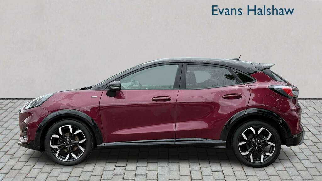 Ford Puma 1.0 Ecoboost Hybrid Mhev 155 Vivid Ruby Ed Dct Red #2