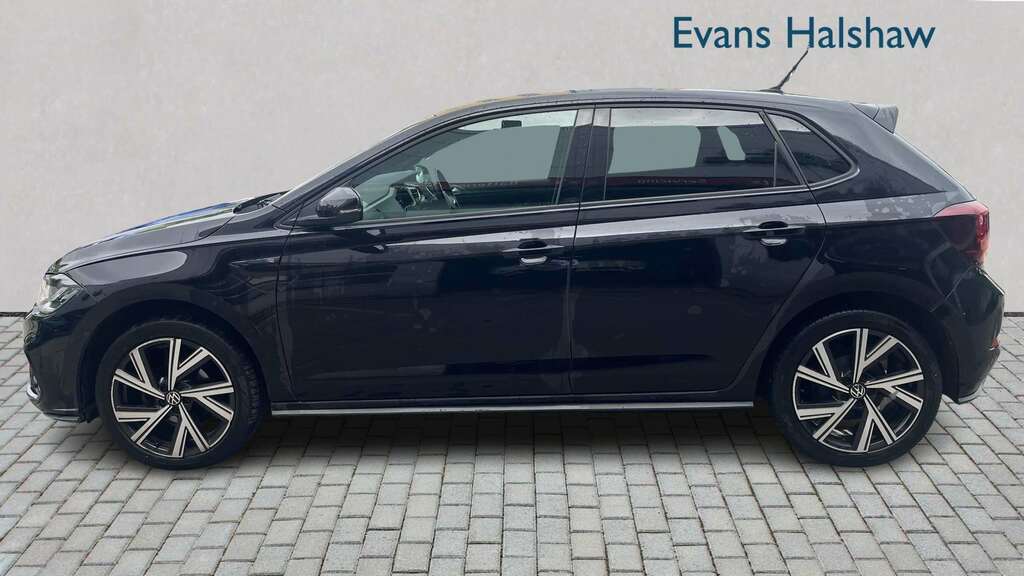 Volkswagen Polo 1.0 Tsi R-line Dsg 2024 PK24OFU Black #4