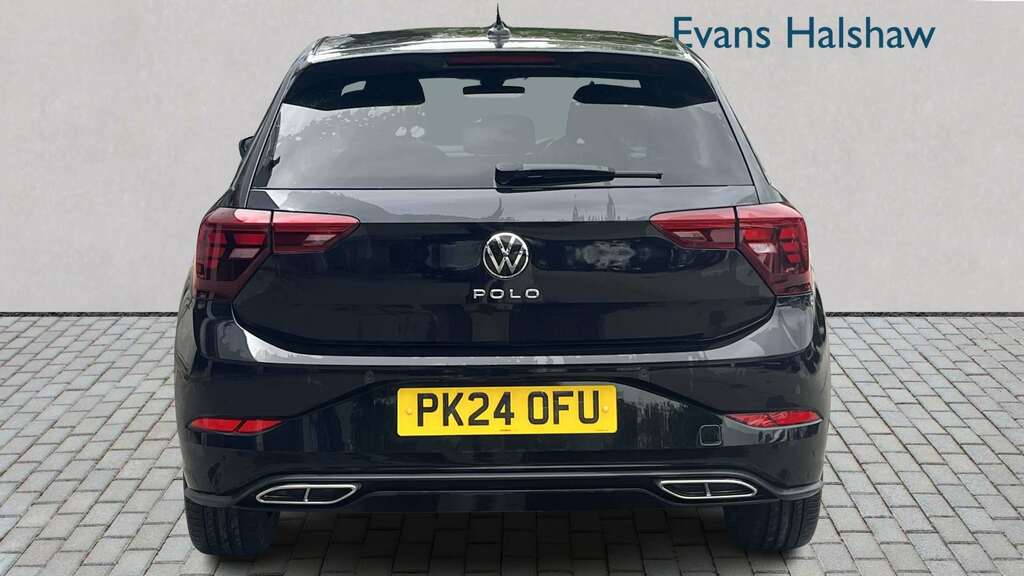 Volkswagen Polo 1.0 Tsi R-line Dsg 2024 PK24OFU Black #3