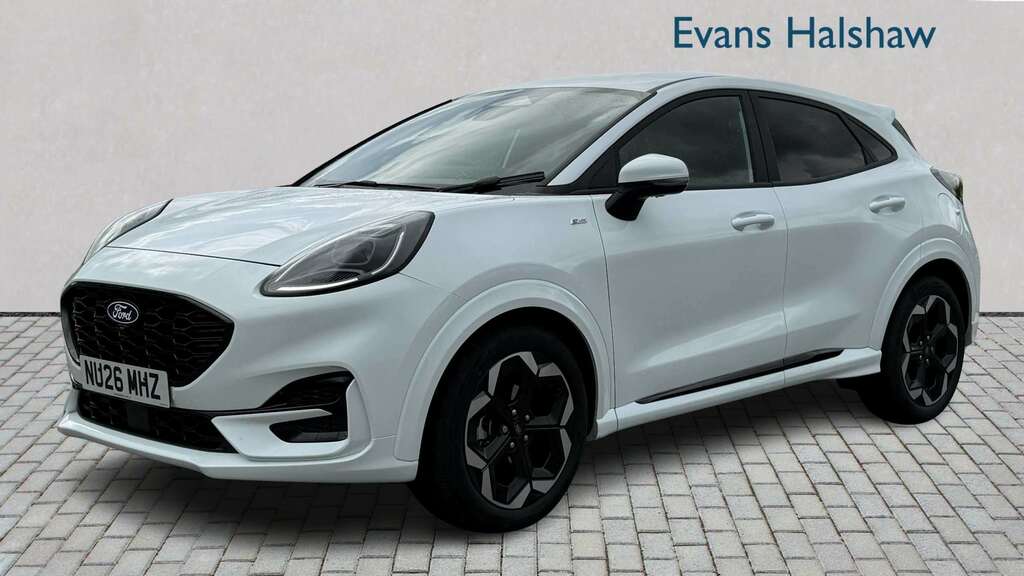 Ford Puma 1.0 Ecoboost Hybrid Mhev St-line X 2026 NU26MHZ White #4