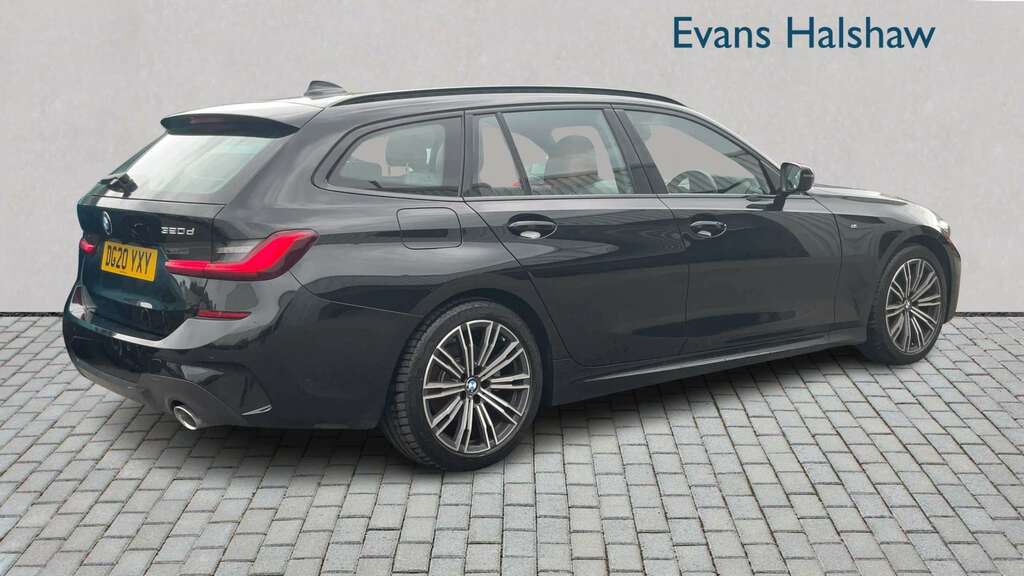 BMW 3 Series 320D M Sport Step 2020 Black #2