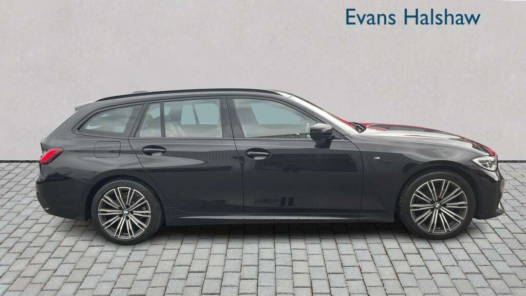 BMW 3 Series 320D M Sport Step 2020 Black #3