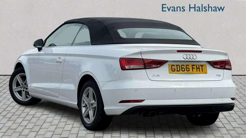 Audi A3 2.0 Tdi Se 2016 GD66FHT White #2
