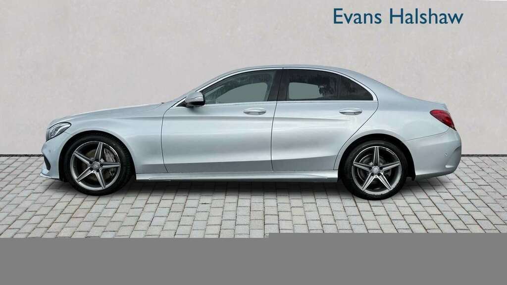 Mercedes-Benz C Class C250 Bluetec Amg Line Premium Plus 2014 BK64PVX Silver #3