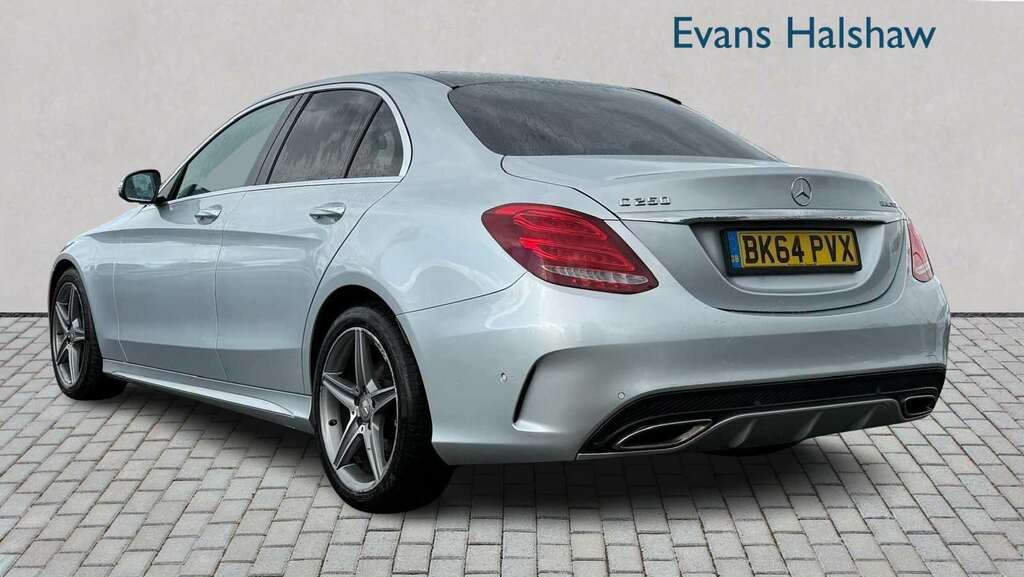 Mercedes-Benz C Class C250 Bluetec Amg Line Premium Plus 2014 BK64PVX Silver #4