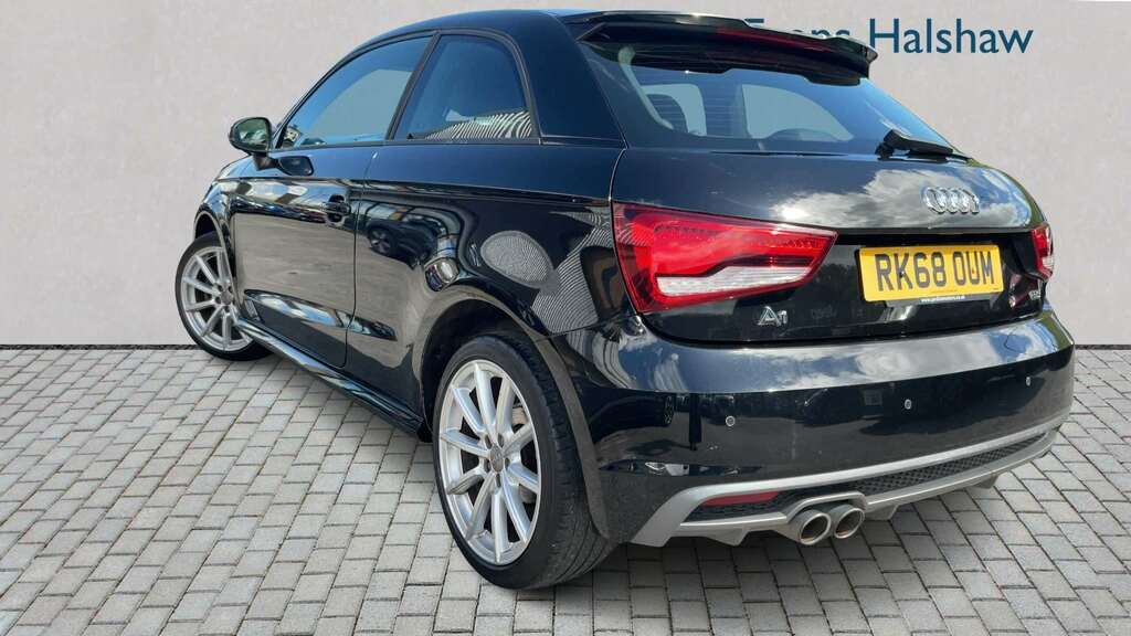 Audi A1 1.4 Tfsi S Line Nav 2018 RK68OUM Black #2