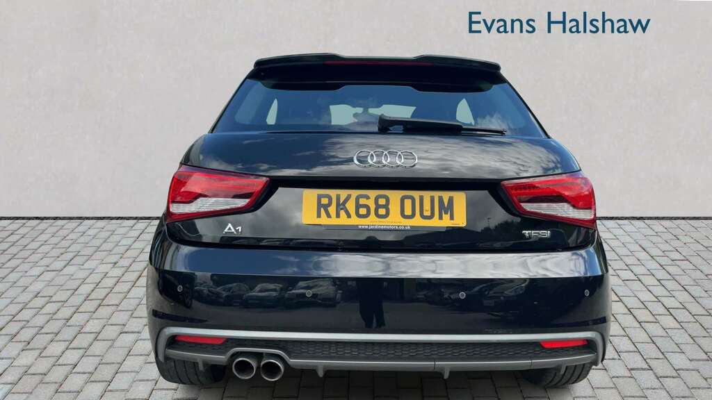Audi A1 1.4 Tfsi S Line Nav 2018 RK68OUM Black #5