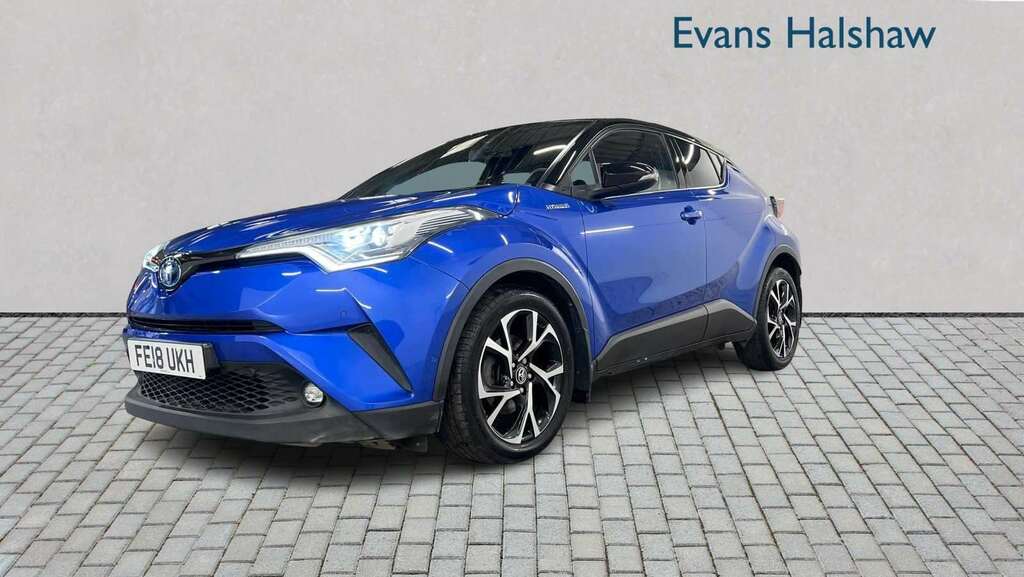 Toyota C-Hr 1.8 Hybrid Dynamic Cvt 2018 FE18UKH Blue #3