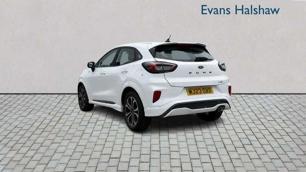 Ford Puma 1.0 Ecoboost Hybrid Mhev St-line 2023 MJ23OBB White #2