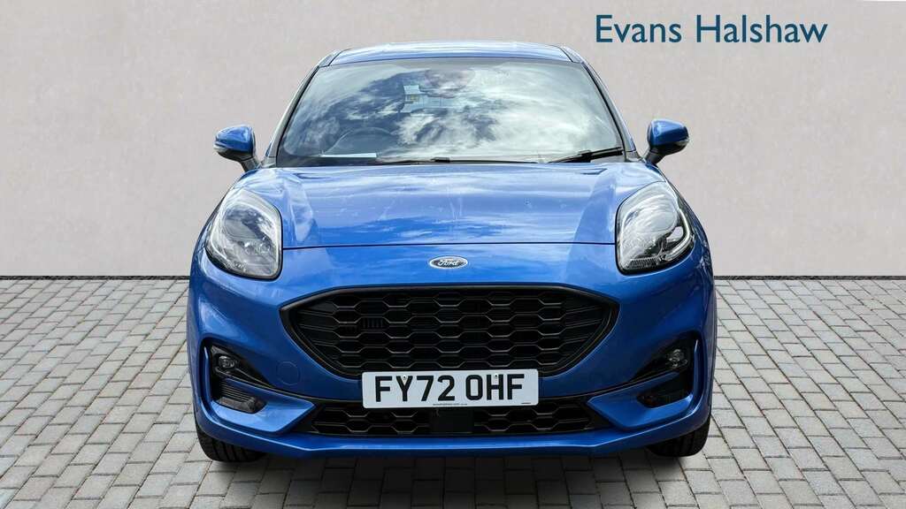 Ford Puma 1.0 Ecoboost Hybrid Mhev 155 St-line 2022 FY72OHF Blue #4
