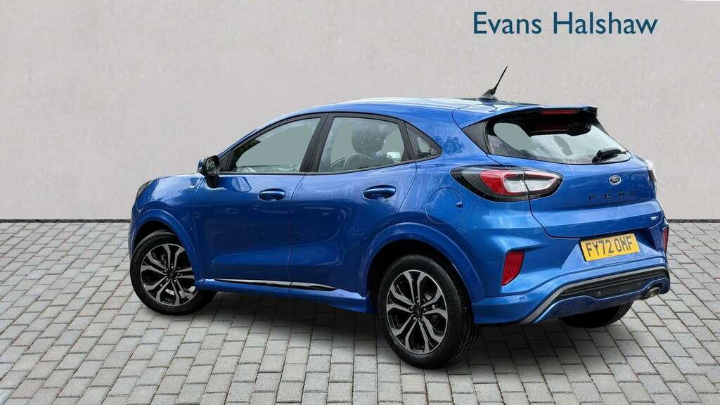 Ford Puma 1.0 Ecoboost Hybrid Mhev 155 St-line 2022 FY72OHF Blue #2