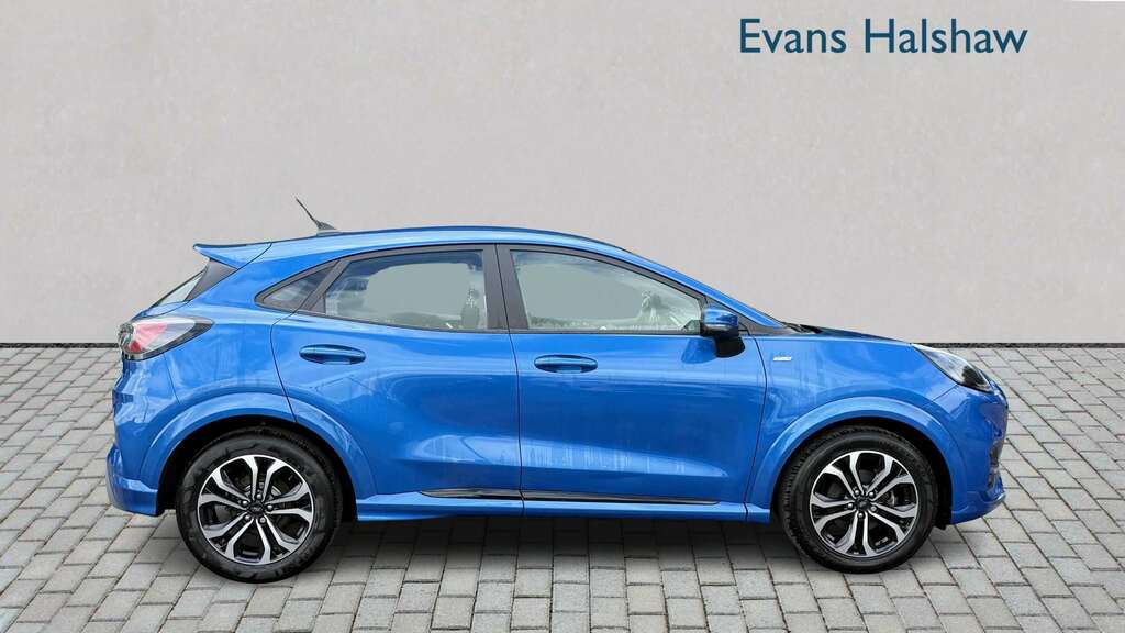 Ford Puma 1.0 Ecoboost Hybrid Mhev 155 St-line 2022 FY72OHF Blue #3
