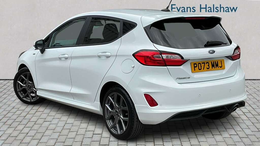 Ford Fiesta 1.0 Ecoboost St-line 2023 PO73MMJ White #2
