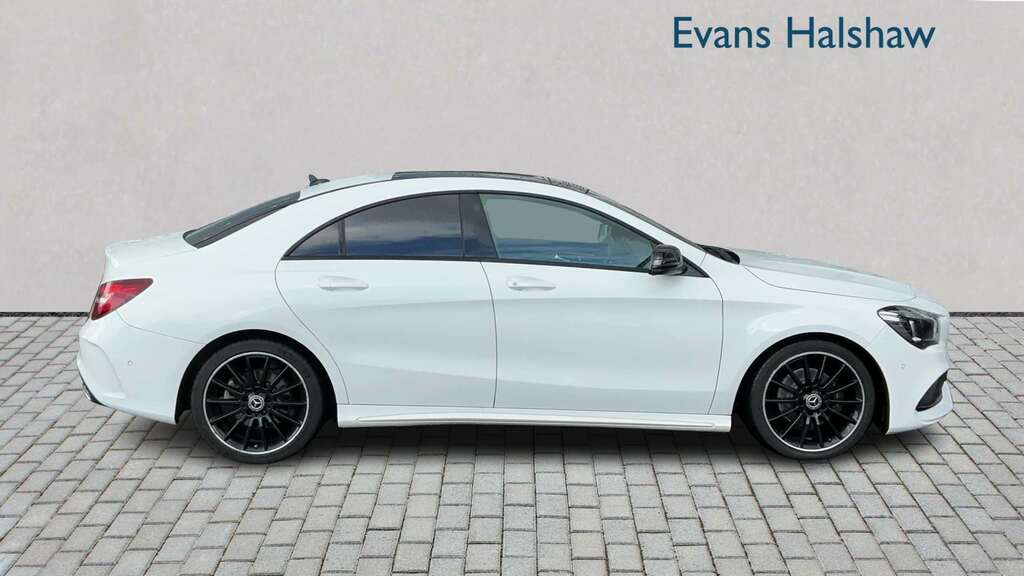 Mercedes-Benz CLA Class 200 Amg Line Night Edition Plus 2018 MK68UWG White #3
