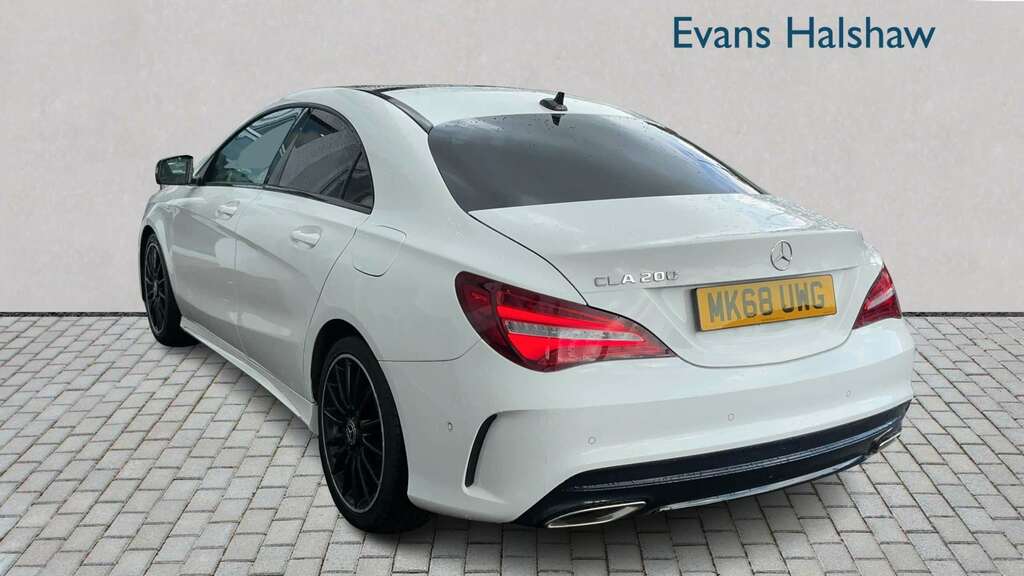 Mercedes-Benz CLA Class 200 Amg Line Night Edition Plus 2018 MK68UWG White #2