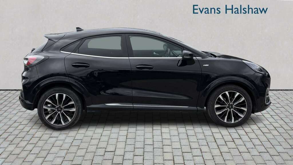 Ford Puma 1.0 Ecoboost Hybrid Mhev 155 St-line Vignale 2 WGZ8975 Black #3