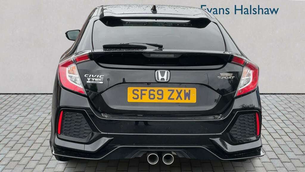 Honda Civic 1.5 Vtec Turbo Sport 2019 Black #4