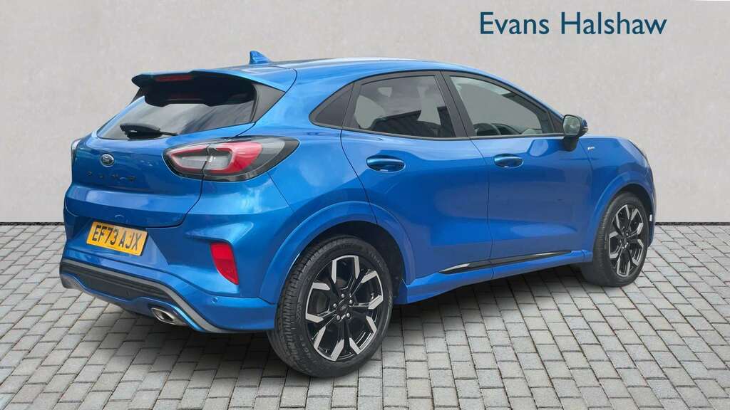 Ford Puma 1.0 Ecoboost Hybrid Mhev St-line X Dct 2023 EF73AJX Blue #2