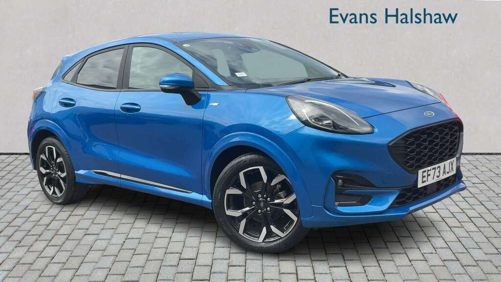 Ford Puma 1.0 Ecoboost Hybrid Mhev St-line X Dct 2023 Blue