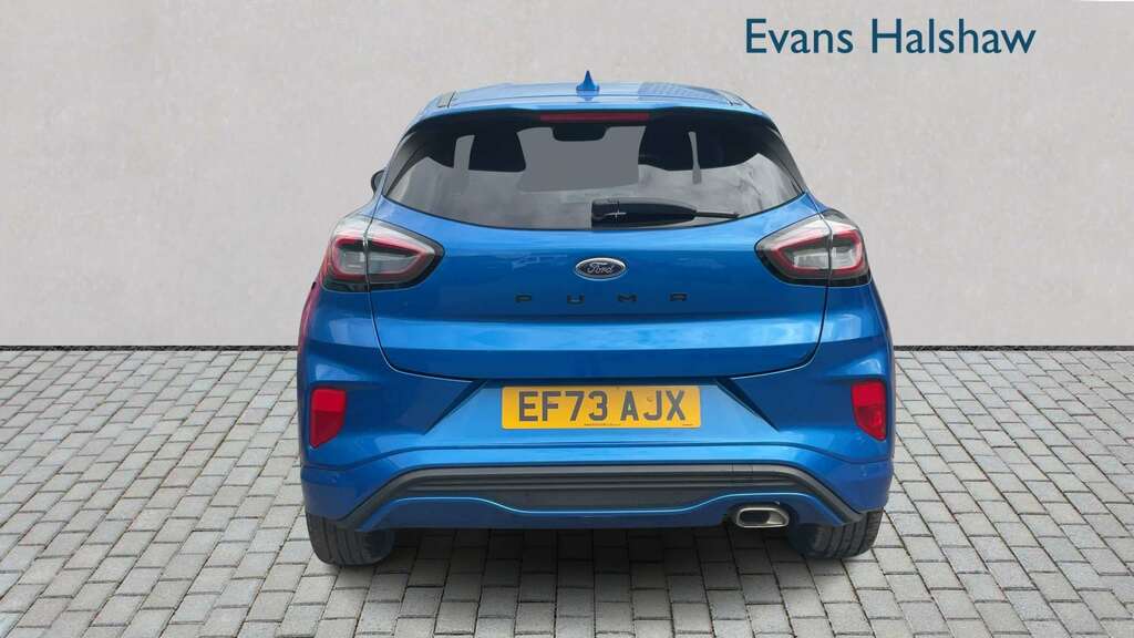Ford Puma 1.0 Ecoboost Hybrid Mhev St-line X Dct 2023 EF73AJX Blue #4