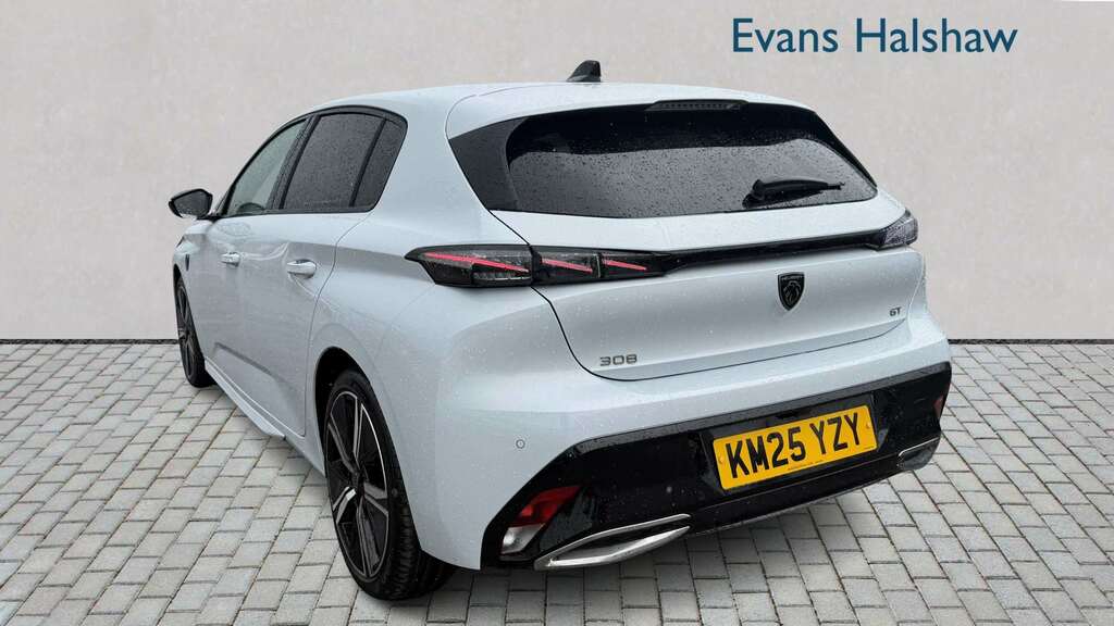 Peugeot 308 1.2 Hybrid 136 Gt E-dsc6 2025 KM25YZY White #5