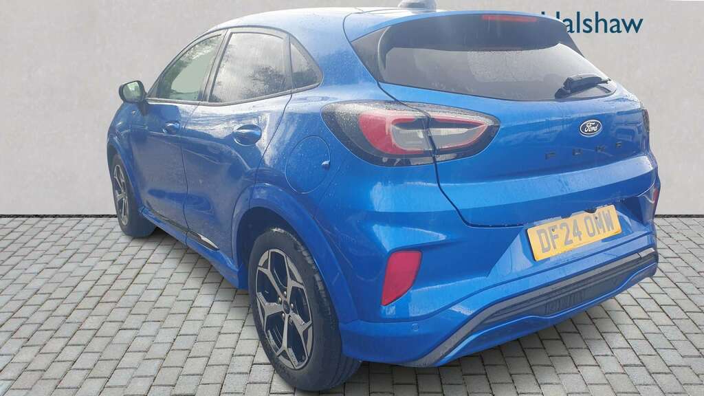 Ford Puma 1.0 Ecoboost Hybrid Mhev St-line Dct 2024 DF24OMW Blue #6