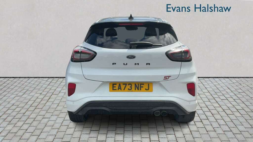 Ford Puma 1.0 Ecoboost Hybrid Mhev St Dct 2023 EA73NFJ White #4