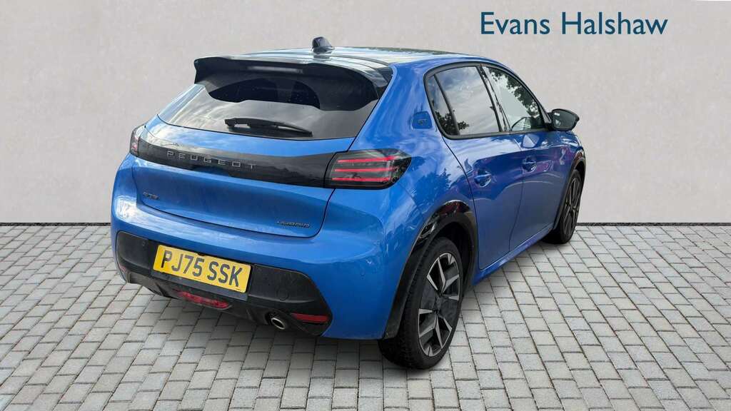 Peugeot 208 1.2 Hybrid 110 Gt E-dsc6 2026 PJ75SSK Blue #4
