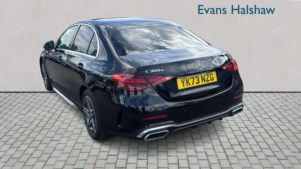 Mercedes-Benz C Class C300e Amg Line 9G-tronic 2023 YK73NZG Black #3
