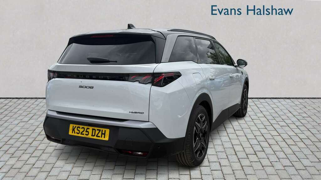 Peugeot 5008 1.2 Hybrid 136 Gt E-dsc6 2025 KS25DZH White #5