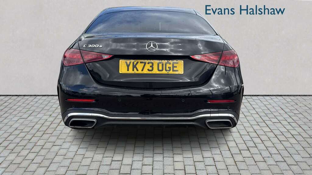 Mercedes-Benz C Class C300e Amg Line Premium 9G-tronic 2023 YK73OGE Black #5