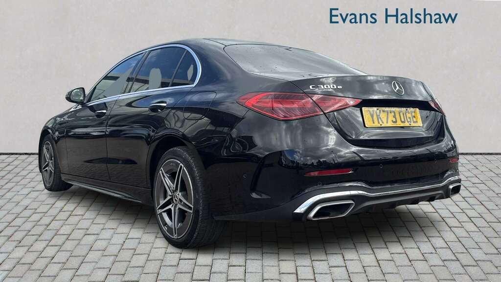 Mercedes-Benz C Class C300e Amg Line Premium 9G-tronic 2023 YK73OGE Black #2
