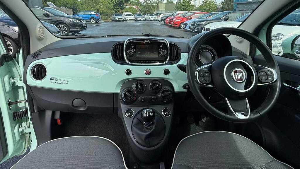 Fiat 500 1.2 Lounge 2018 Green #4