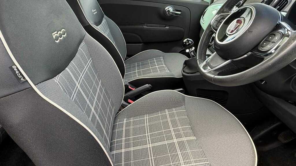 Fiat 500 1.2 Lounge 2018 Green #3