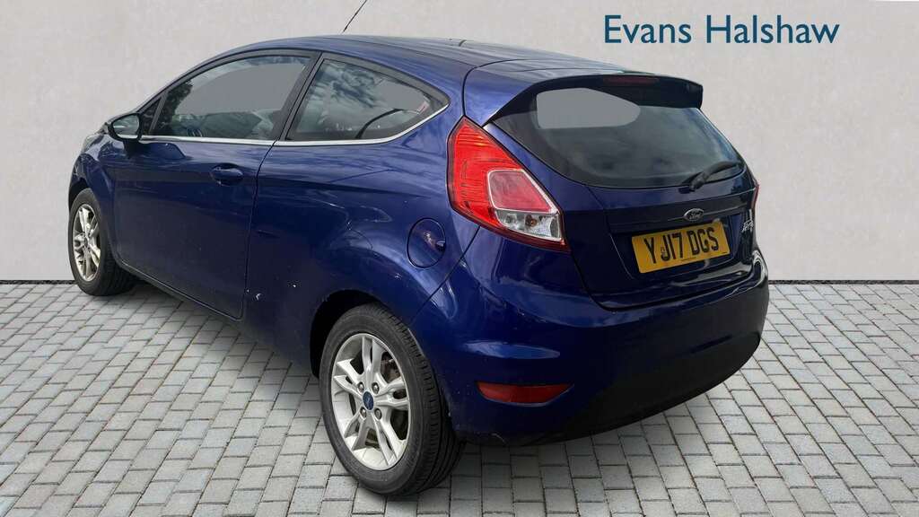 Ford Fiesta 1.25 82 Zetec 2017 YJ17DGS Blue #4