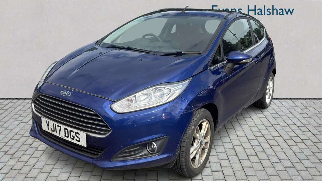 Ford Fiesta 1.25 82 Zetec 2017 YJ17DGS Blue #3