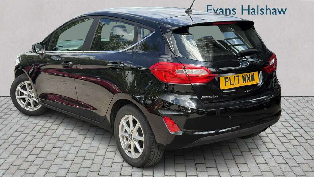 Ford Fiesta 1.0 Ecoboost Zetec 2017 PL17WNW Black #2