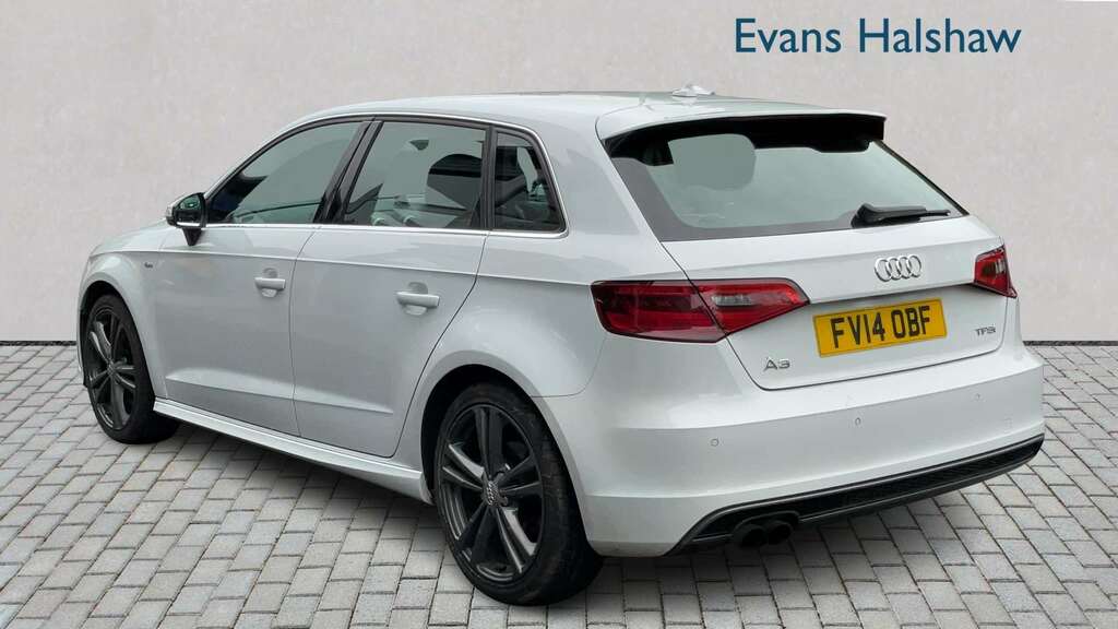 Audi A3 1.8 Tfsi Quattro S Line S Tronic 2014 FV14OBF White #3
