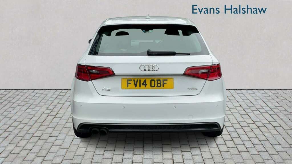 Audi A3 1.8 Tfsi Quattro S Line S Tronic 2014 FV14OBF White #6