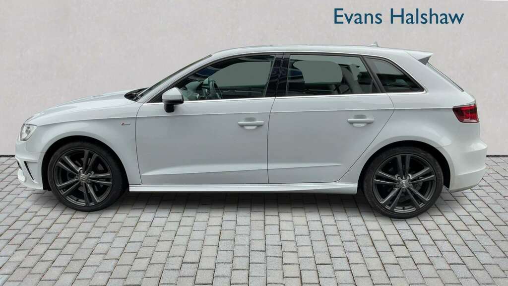 Audi A3 1.8 Tfsi Quattro S Line S Tronic 2014 FV14OBF White #4