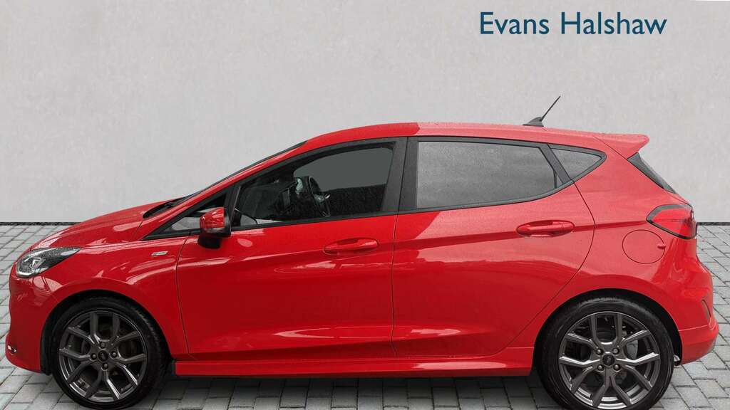 Ford Fiesta 1.0 Ecoboost Hybrid Mhev 125 St-line 2023 KM23EZJ Red #3