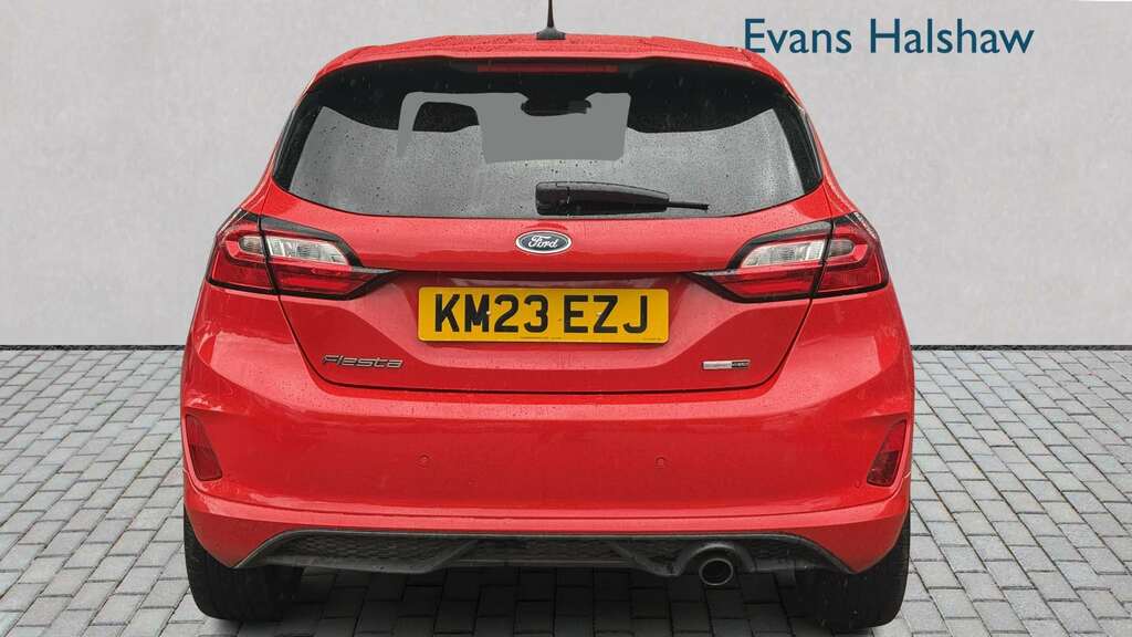 Ford Fiesta 1.0 Ecoboost Hybrid Mhev 125 St-line 2023 KM23EZJ Red #4